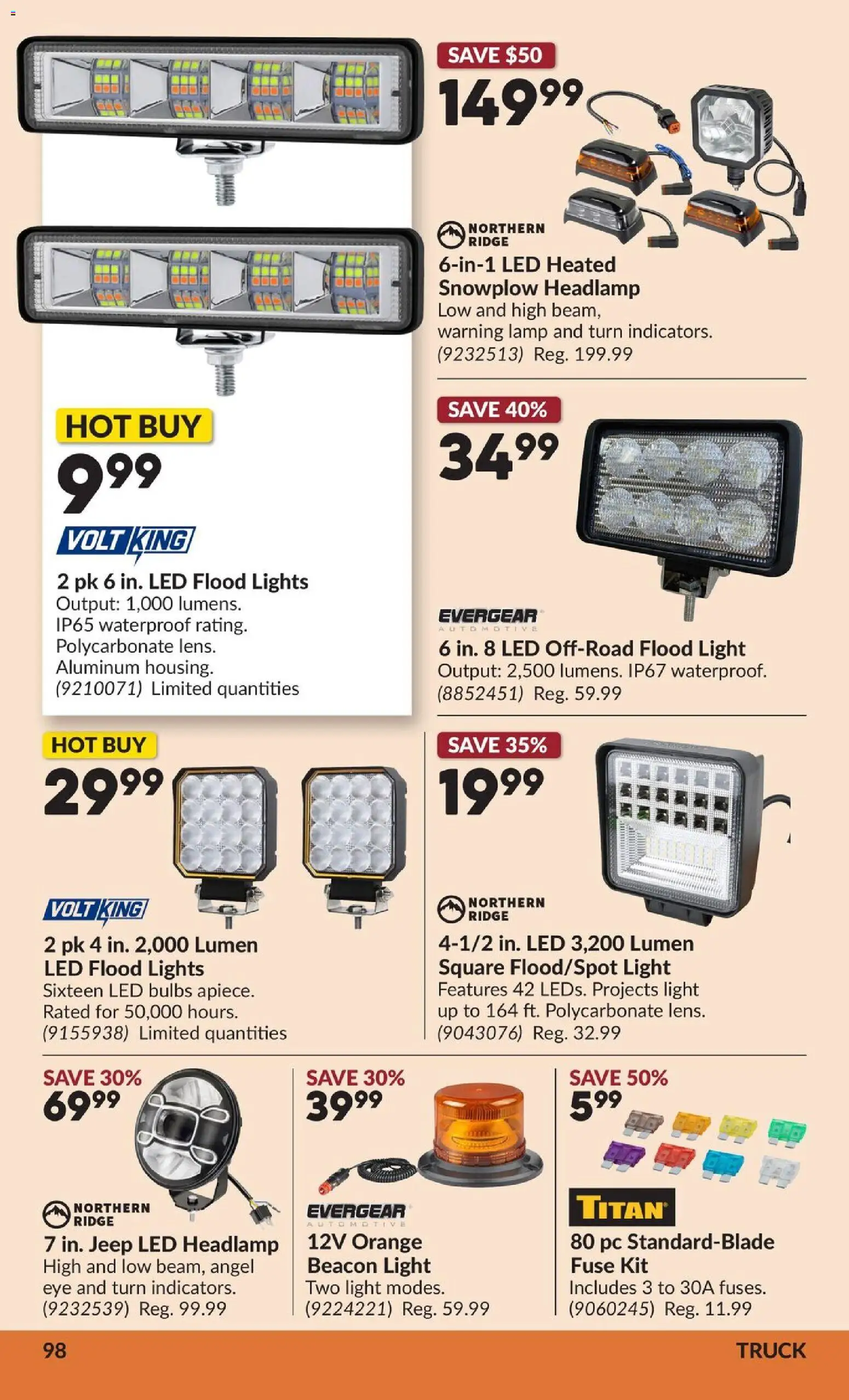 Princess Auto flyer valid from 04.11.2025 | Page: 105 | Products: PC, Ridge, Lamp