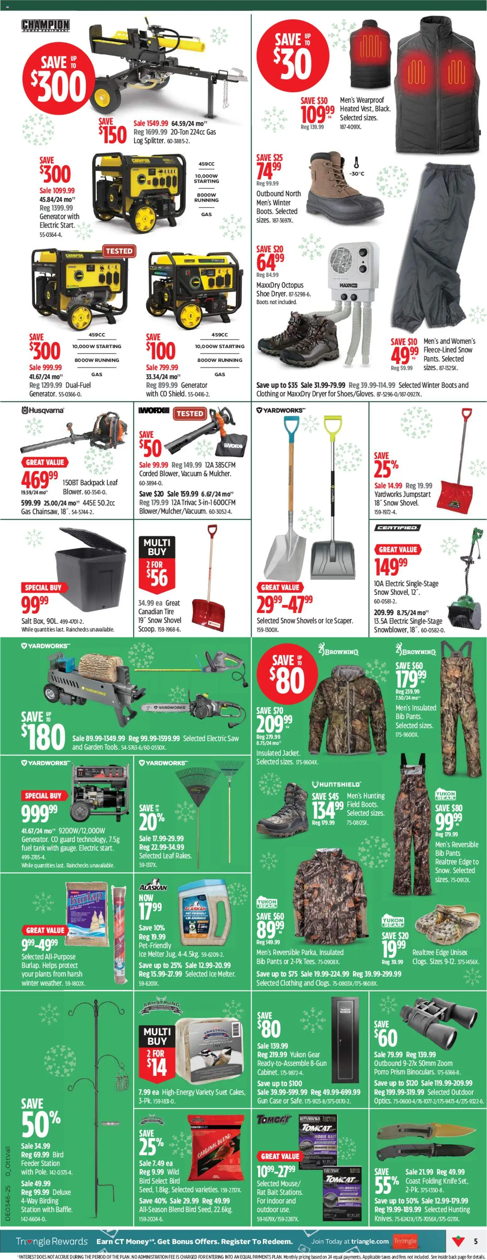 Canadian Tire flyer valid from 06.11.2025 | Page: 5