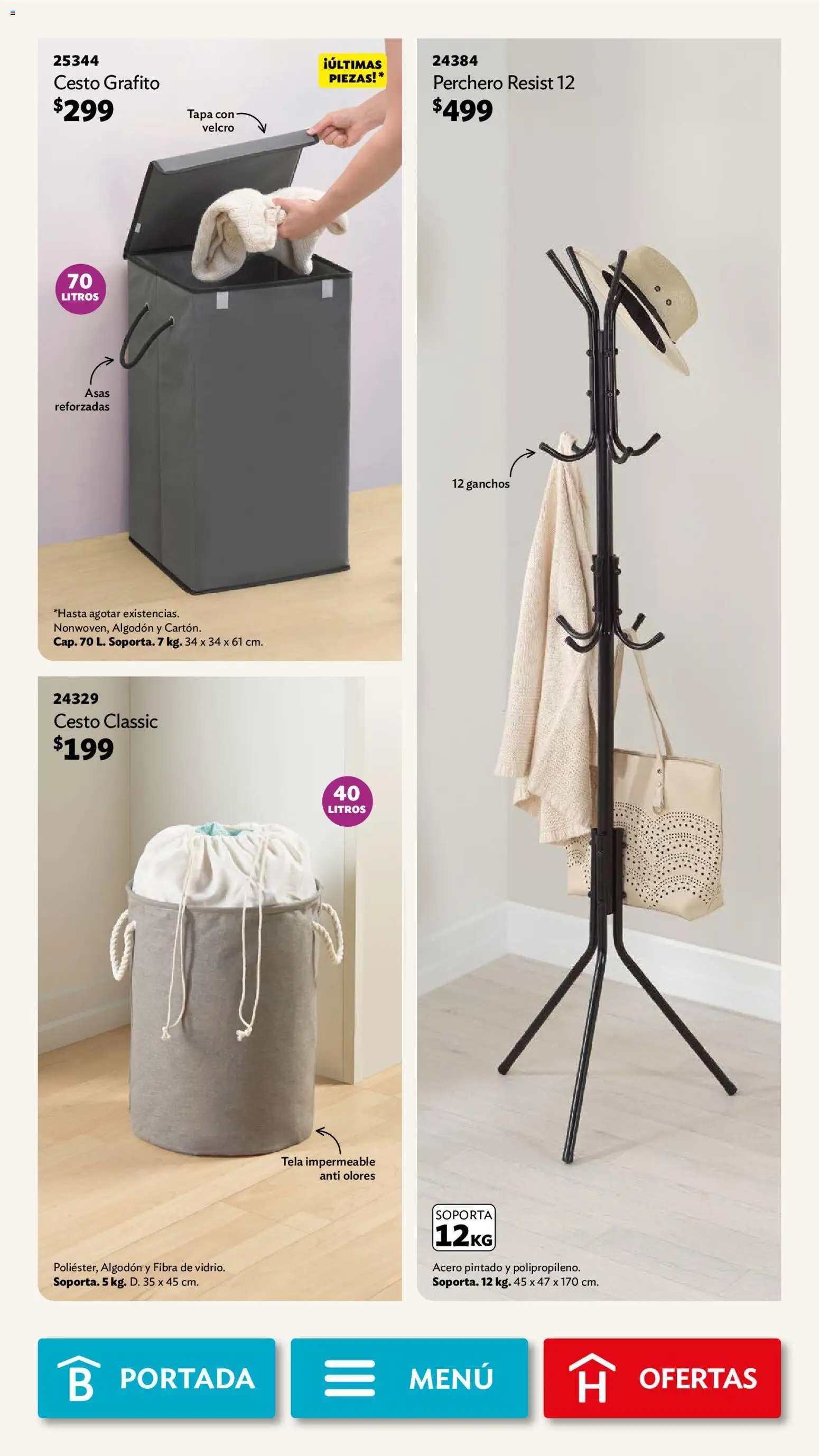 Nuevas ofertas de Betterware válidas en toda la República Mexicana desde el 05.01.2026. ¡Encuentra las mejores ofertas en Betterware campaña 1 2026! | Página: 16 | Productos: Algodón, Perchero