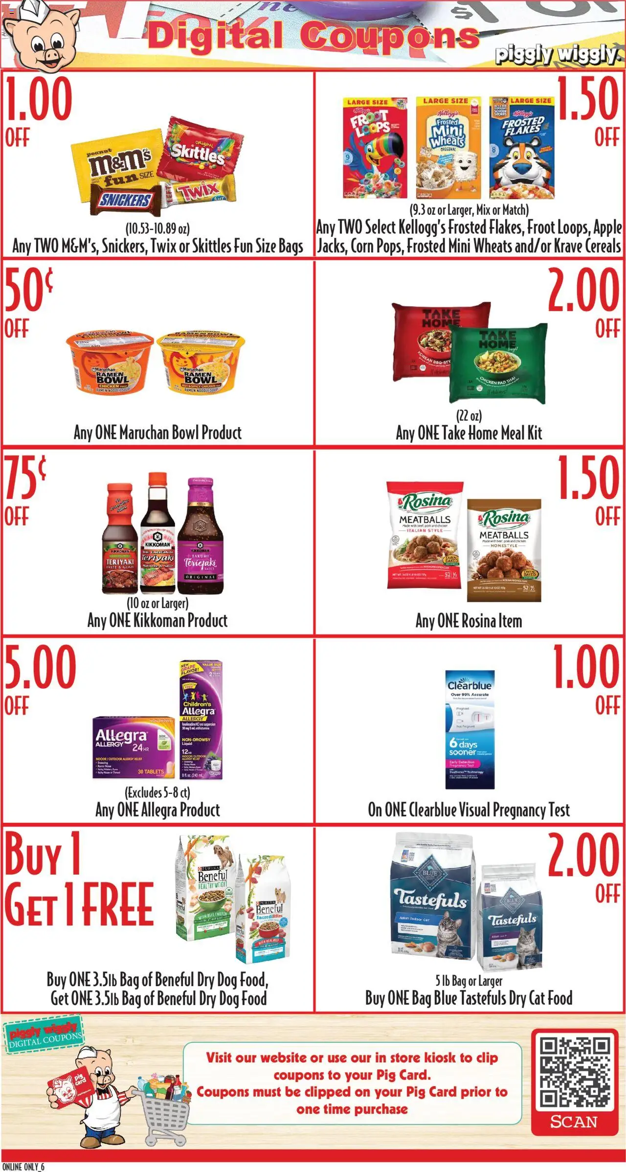 Piggly Wiggly Weekly Ad - valid from 13.08.2025 | Page: 6 | Products: Dog Food, Pork, Cereals, Weight