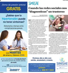 Vista previa de Farmacias Similares catálogo, nuevo folleto de la tienda, válido en México a partir del 01.02.2026 | Página: 8 | Productos: Té, Video, Sobre