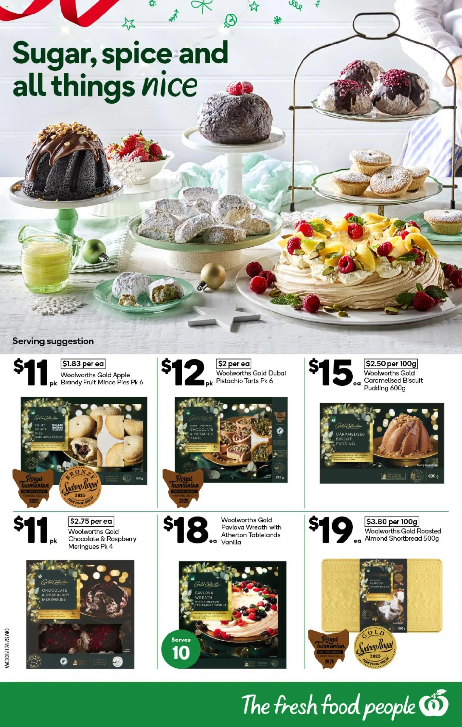 Woolworths catalogue - valid from 05.11.2025 | Page: 10 | Products: Chocolate, Pudding, Raspberry, Pies