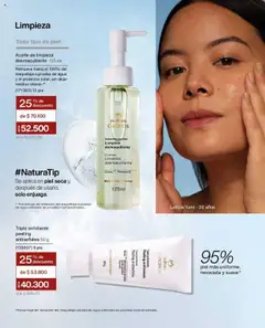 Natura revista - valida desde el 12.07.2025 | Página: 76 | Productos: Agua, Maquillaje, Desmaquillante, Peeling
