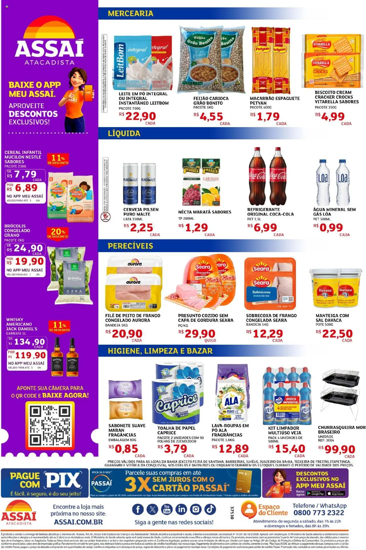 Assaí Atacadista Folheto - válido de 05.09.2025 | Página: 2 | Produtos: Pó, Bandeja, Câmera, Leite em pó