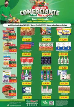 Mart Minas - Ofertas Segunda do Comerciante - Pré-Visualização do folheto da loja Mart Minas, válido de 04.08.2025