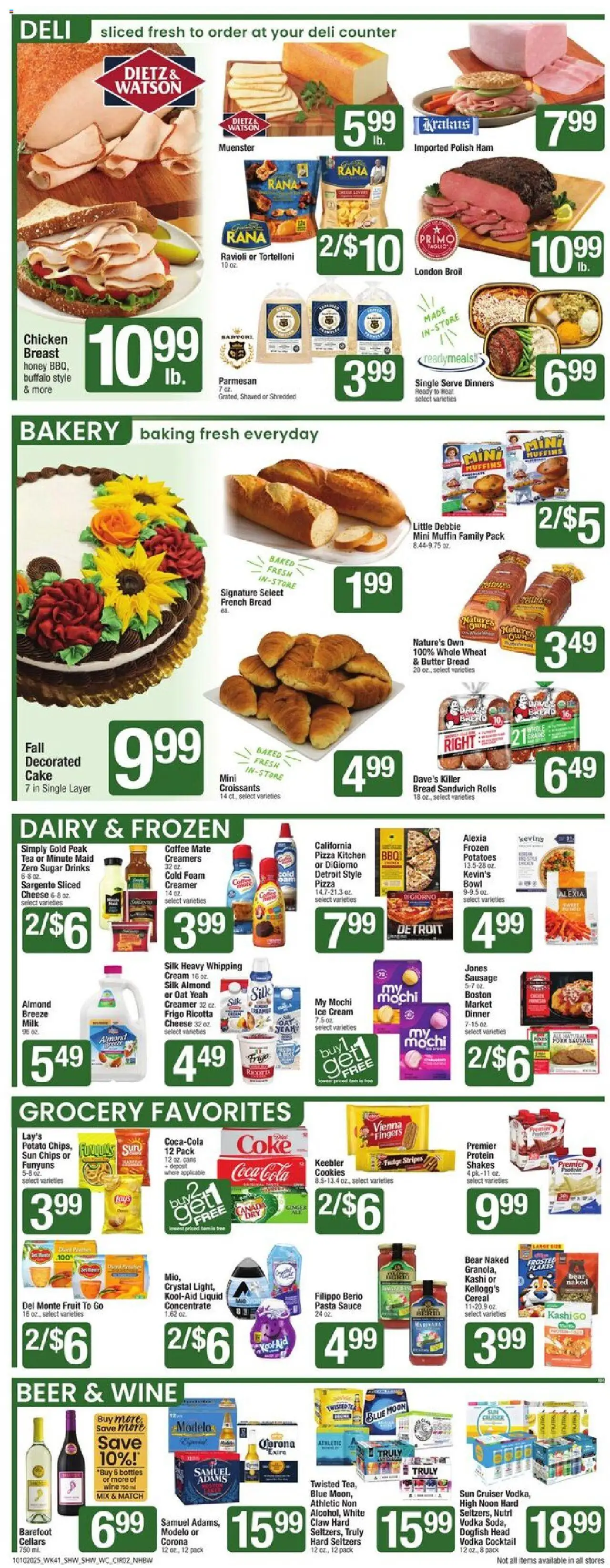 Shaw's Weekly Ad - NH - valid from 10.10.2025 | Page: 4 | Products: Wc, Wine, Cookies, Muffin