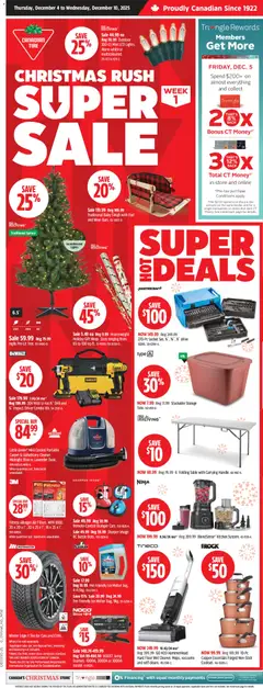 Preview of Canadian Tire weekly flyer from shop Canadian Tire valid from 04.12.2025