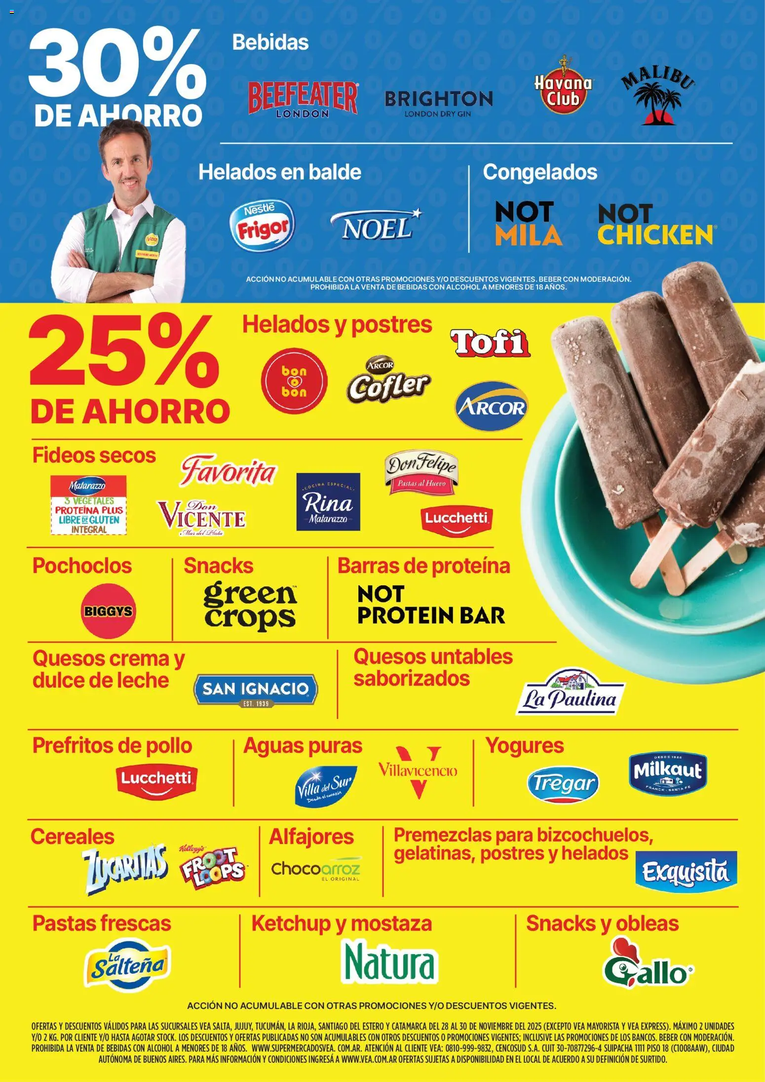 Vea - Oferta fin de semana │ válido desde el 28.11.2025 | Página: 6 | Productos: Pollo, Mostaza, Dulce de leche, Cereales