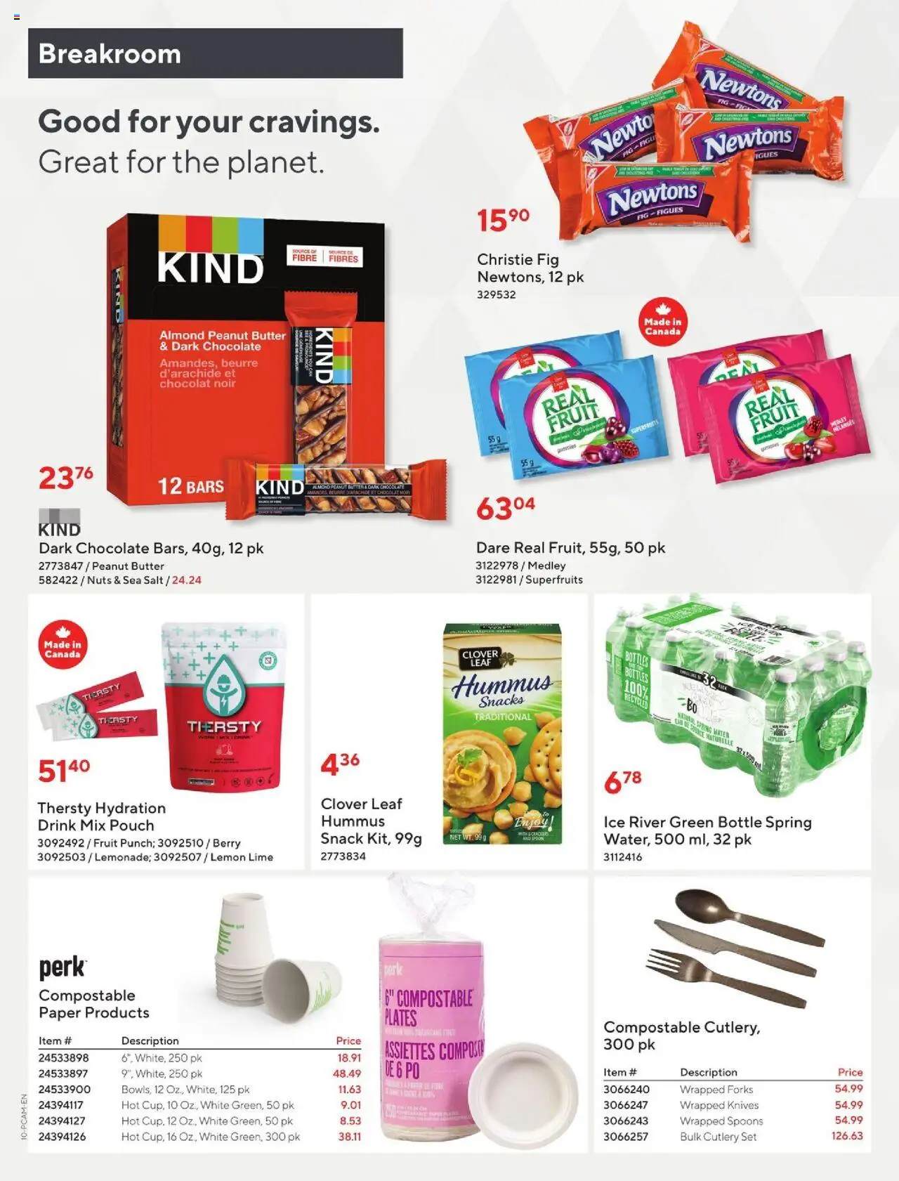 Staples flyer valid from 08.08.2025 | Page: 10 | Products: Nuts, Butter, Chocolate