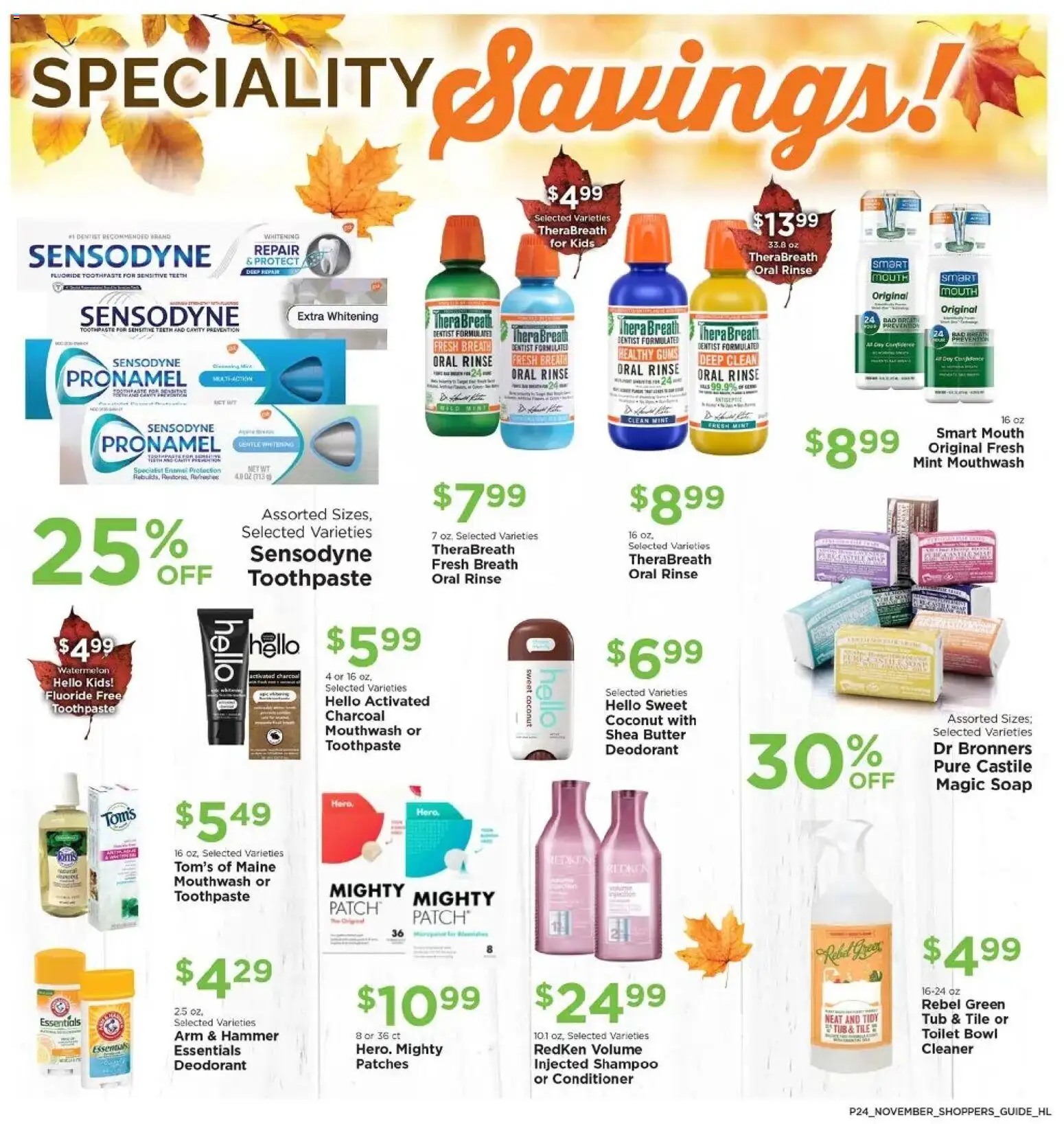 Homeland Bring Savings Home Shopper's Guide - valid from 01.11.2025 | Page: 24 | Products: Shampoo, Conditioner, Toothpaste, Watermelon