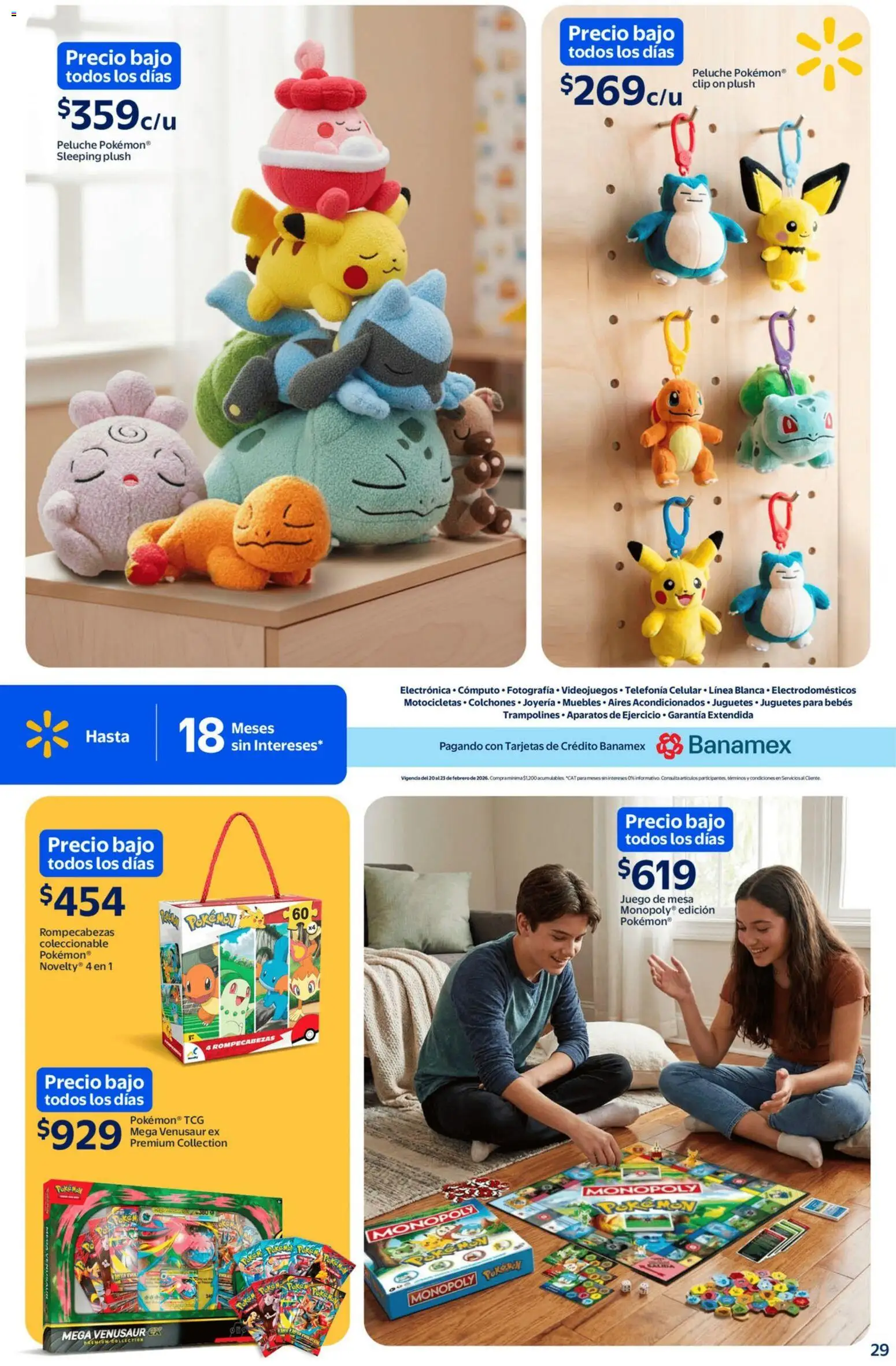 Nuevas ofertas de Walmart válidas en toda la República Mexicana desde el 13.02.2026. ¡Encuentra las mejores ofertas en Walmart catálogo Un mar de sabores a precios bajos! | Página: 29 | Productos: Juego, Mesa
