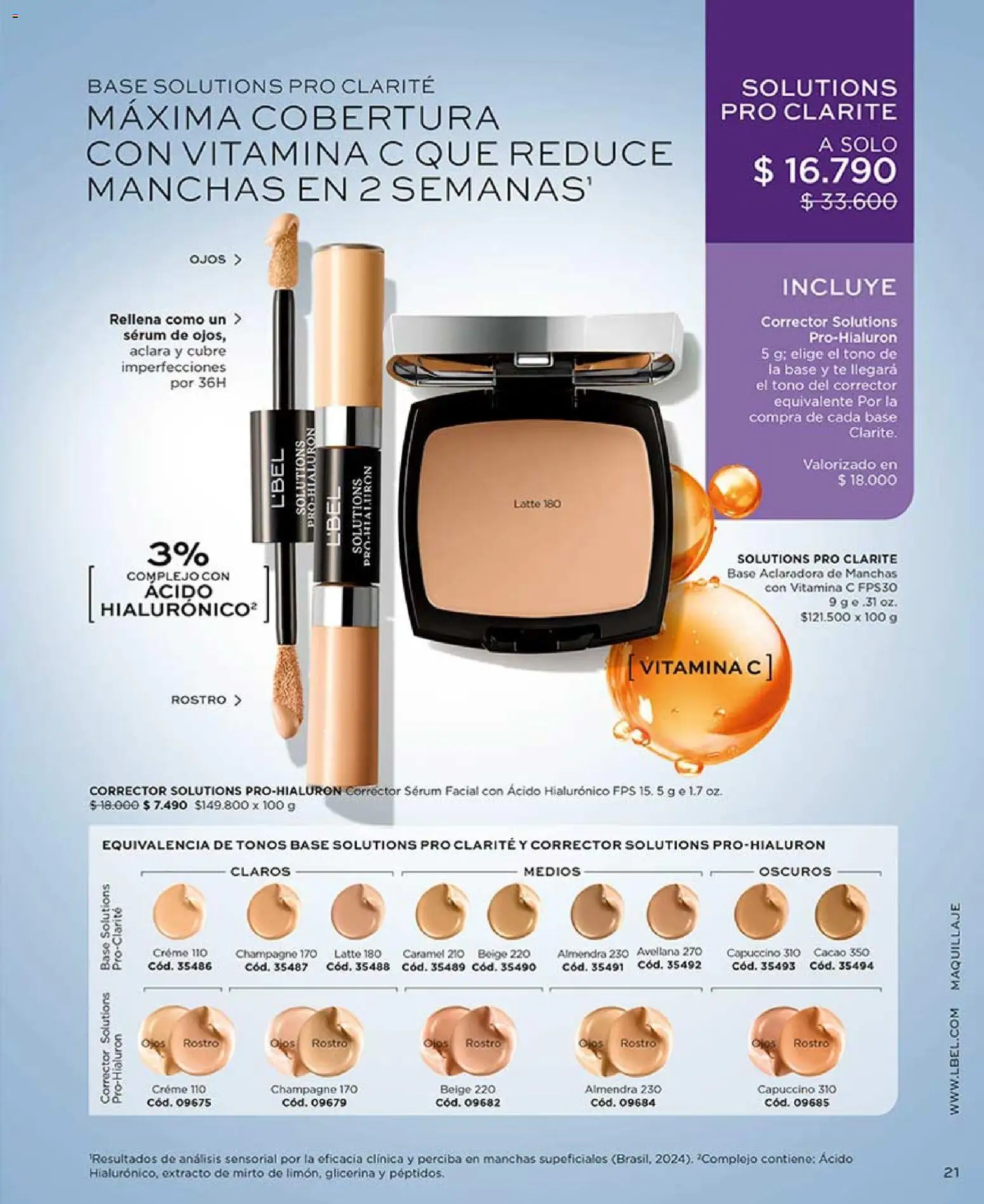 L'Bel Campaña 8 │ válido desde el 29.04.2026 | Página: 23 | Productos: Almendra, Corrector, Té, Serum