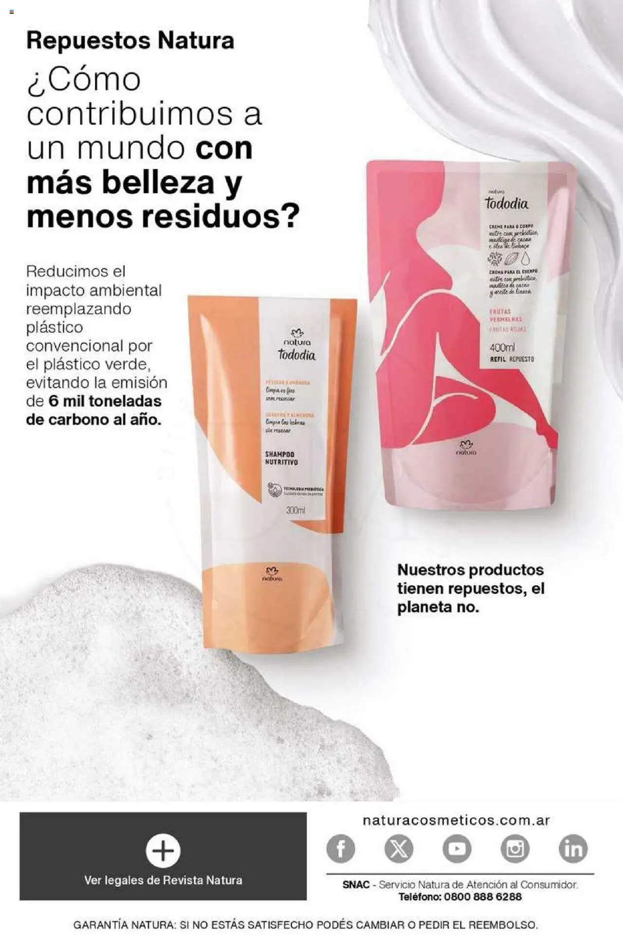 Catálogo Natura Ciclo 8 │ válido desde el 03.06.2025 | Página: 252 | Productos: Teléfono, Aceite, Shampoo, Crema
