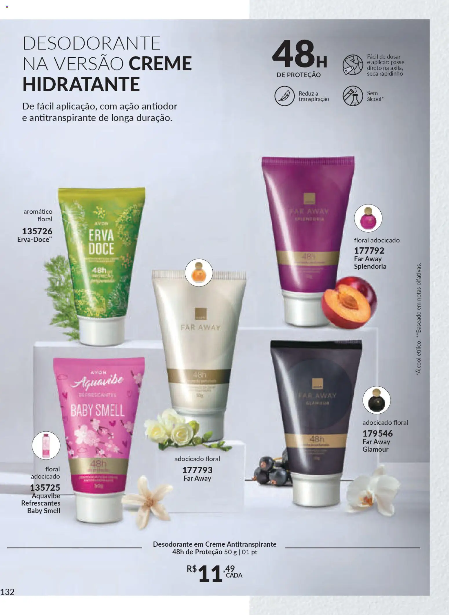 Avon Folheto - válido de 19.12.2025 | Página: 132 | Produtos: Desodorante, Creme