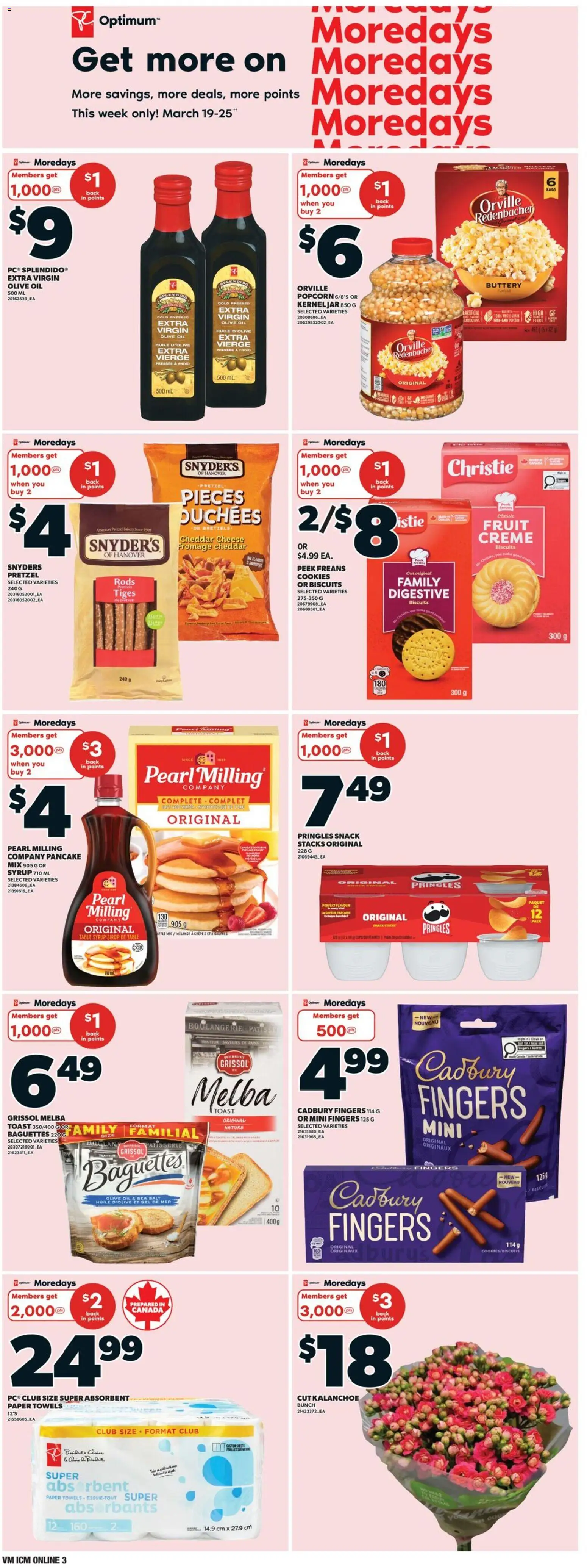 Valu Mart flyer valid from 19.03.2026 | Page: 6 | Products: Cookies, Bakery, Table, Oil