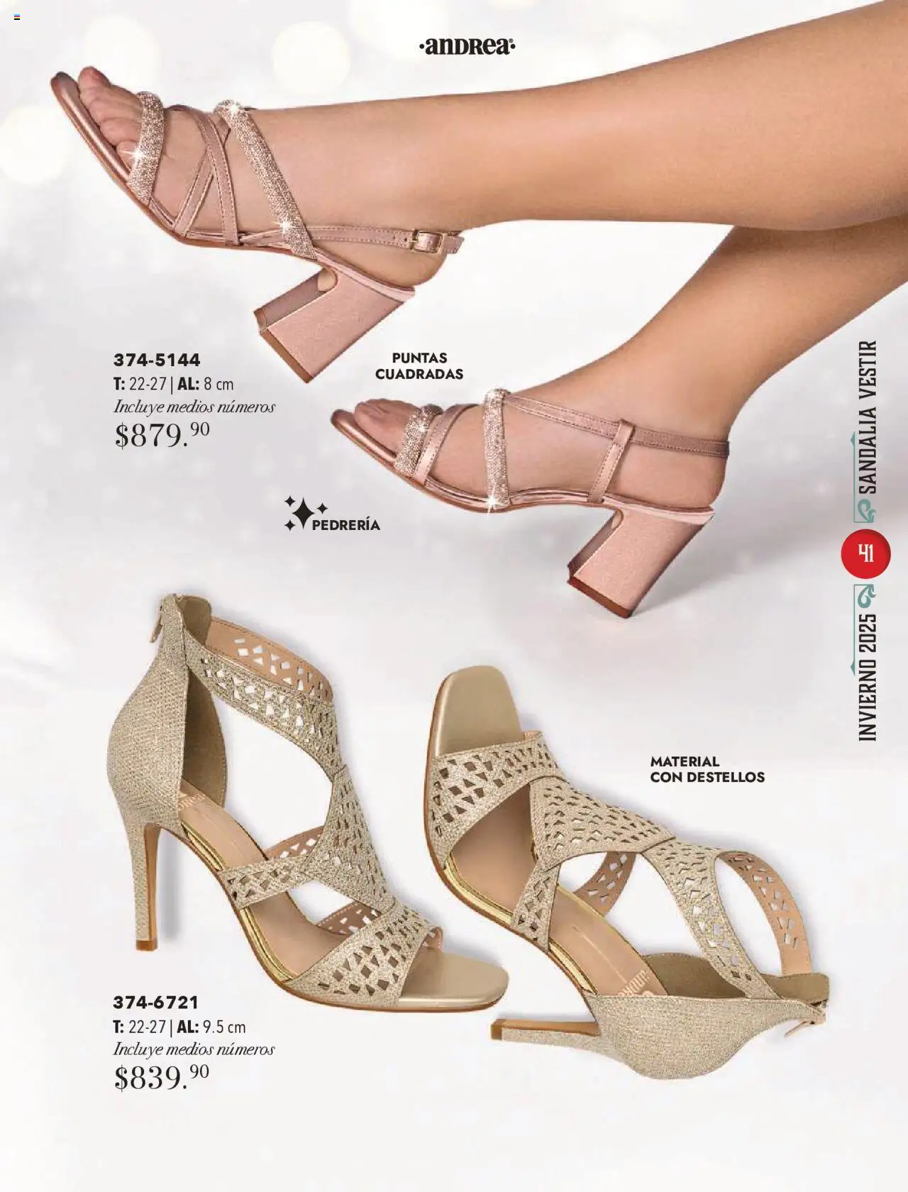 Nuevas ofertas de Andrea válidas en toda la República Mexicana desde el 13.10.2025. ¡Encuentra las mejores ofertas en Andrea - Catálogo Invierno! | Página: 41