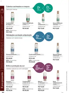 Natura - Ciclo 18/2025 - Pré-Visualização do folheto da loja Natura, válido de 30.10.2025 | Página: 164 | Produtos: Shampoo, Condicionador, Óleo, Gelatina