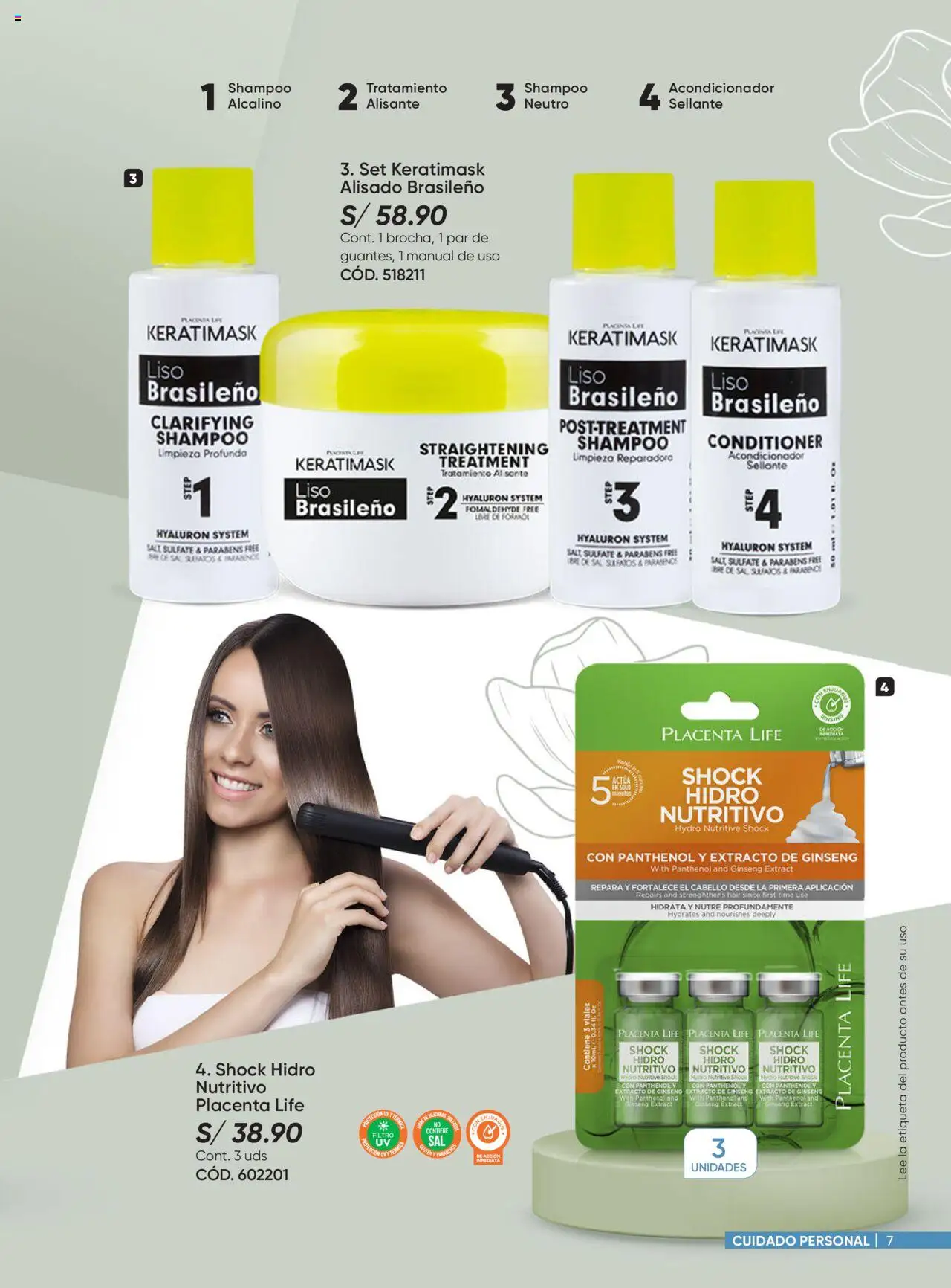 Catálogo Azzorti válido desde 18.08.2025 | Página: 7 | Productos: Shampoo, Acondicionador
