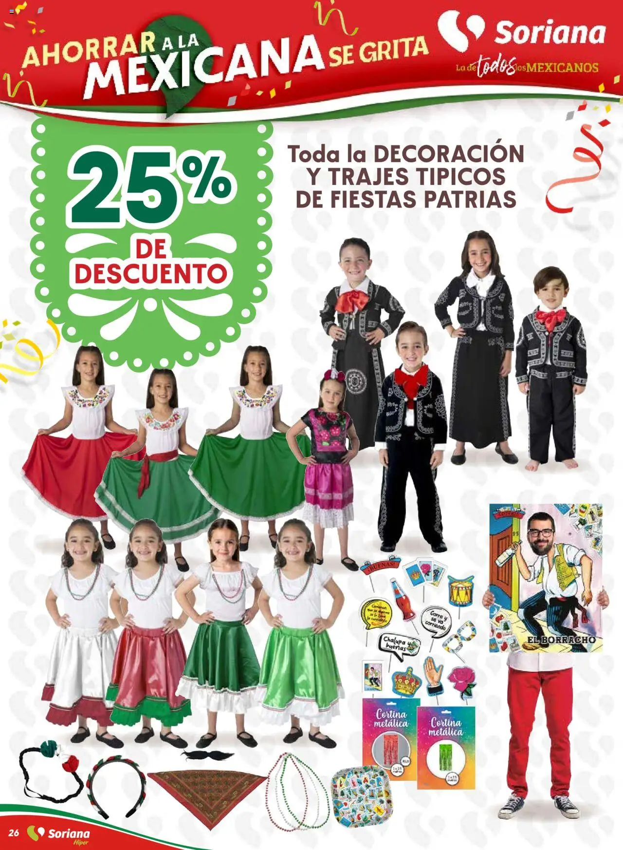 Nuevas ofertas de Soriana válidas en toda la República Mexicana desde el 10.09.2025. ¡Encuentra las mejores ofertas en Soriana - Ahorrar a la mexicana se grita Soriana Híper Nacional! | Página: 26