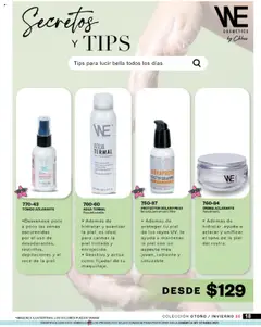 Nuevas ofertas de Cklass válidas en toda la República Mexicana desde el 14.07.2025. ¡Encuentra las mejores ofertas en Cklass catálogo We Cosmetics! | Página: 19 | Productos: Agua, Radiante, Té, Aclarante