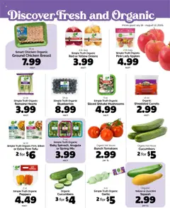 Harris Teeter Monthly Ad - valid from 16.07.2025 | Page: 4 | Products: Peppers, Squash, Apples, Cucumbers