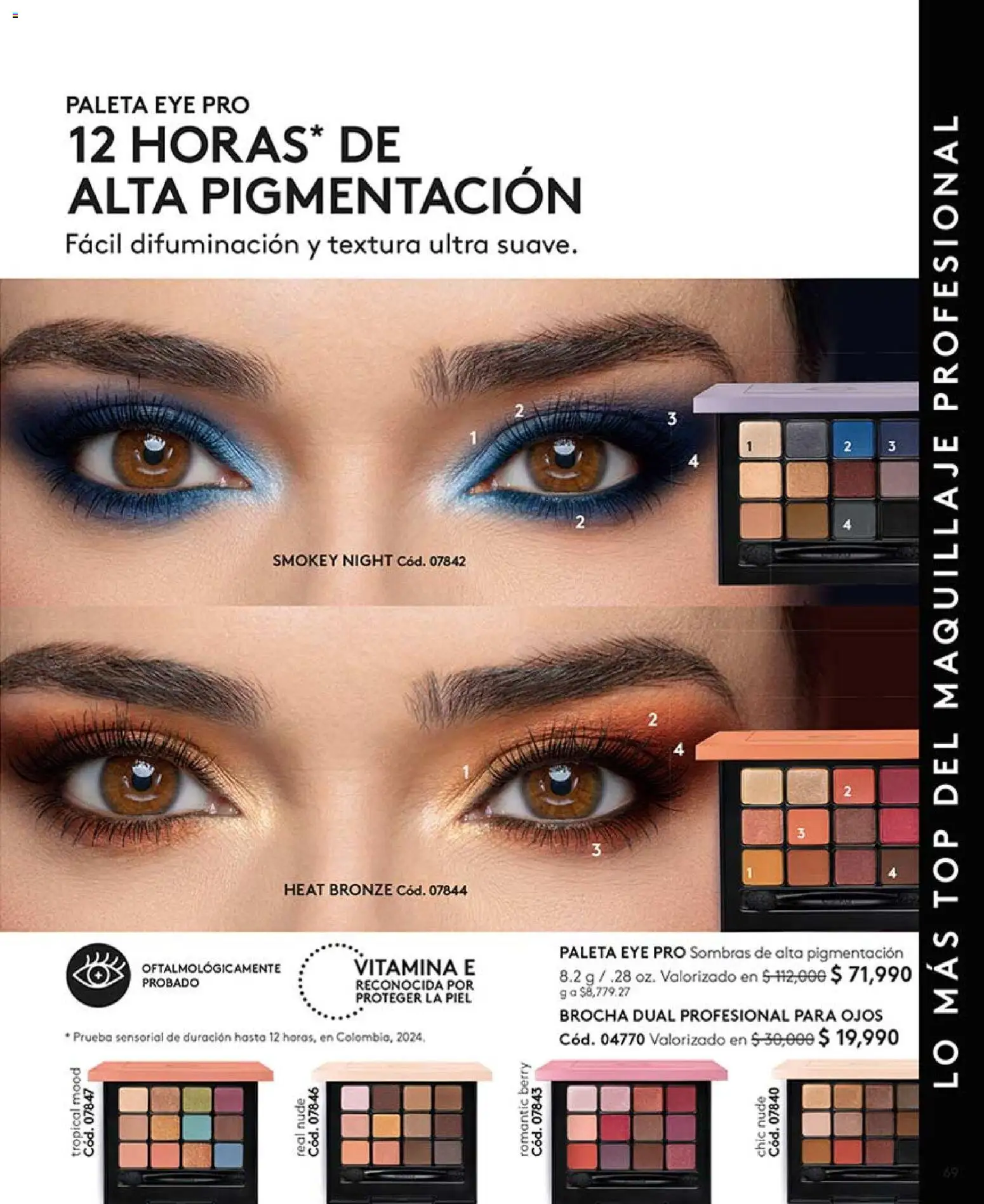 Ésika revista - valida desde el 13.03.2026 | Página: 69 | Productos: Brocha, Top, Maquillaje