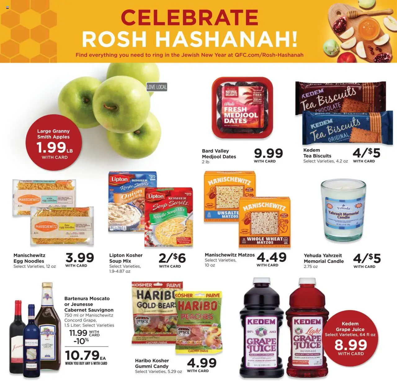 QFC Weekly Ad - valid from 10.09.2025 | Page: 12 | Products: Apples, Noodles, Grapes, Case