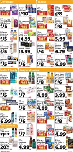 Harris Teeter Weekly Ad - valid from 23.07.2025 | Page: 4 | Products: Milk, Coffee, Chocolate, Water