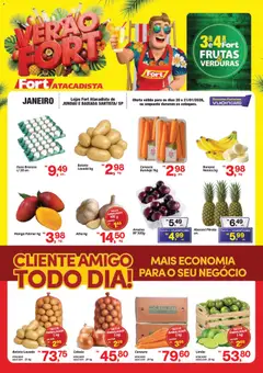 Fort Atacadista - Ofertas Frutas, Verduras - Pré-Visualização do folheto da loja Fort Atacadista, válido de 20.01.2026