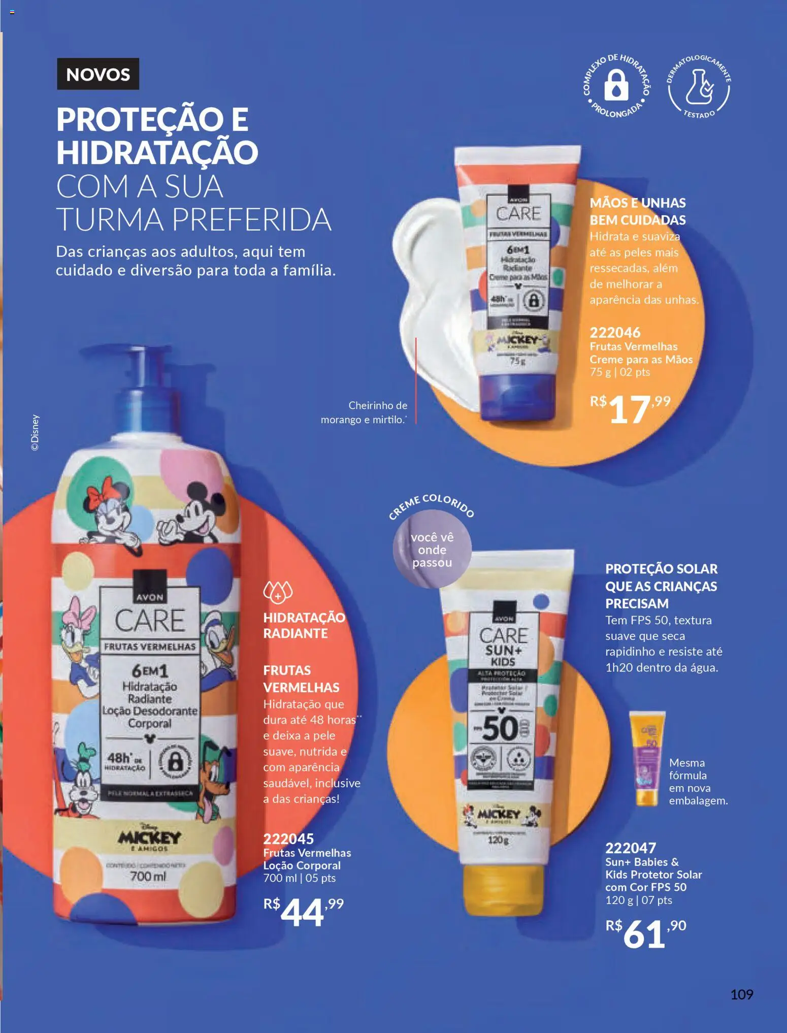 Avon Folheto - válido de 18.02.2026 | Página: 109 | Produtos: Protetor solar, Desodorante, Creme