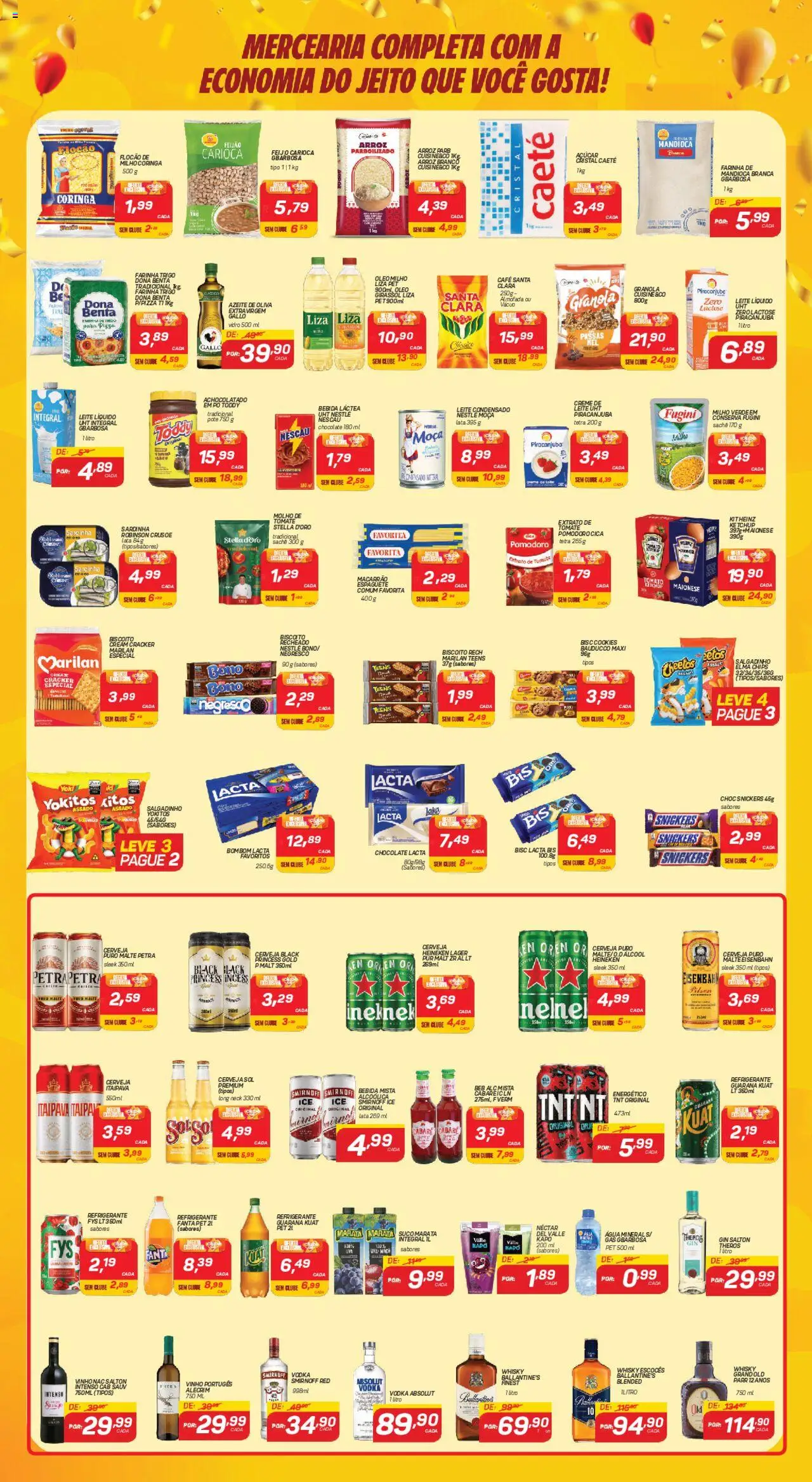 Gbarbosa Folheto - válido de 01.08.2025 | Página: 2 | Produtos: Espaguete, Mandioca, Leite, Açúcar