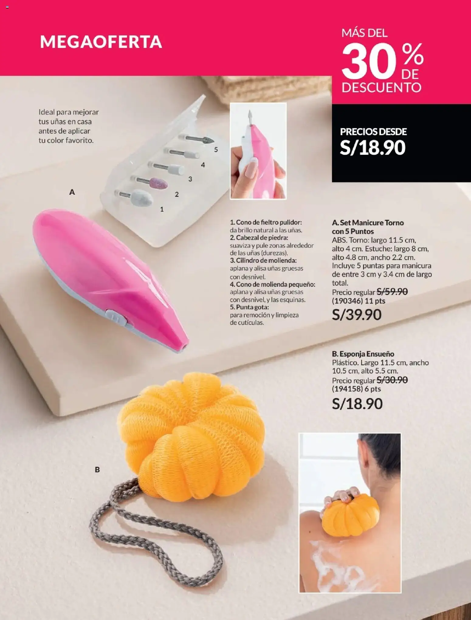 Catálogo Avon válido desde 21.04.2026 | Página: 190 | Productos: Esponja