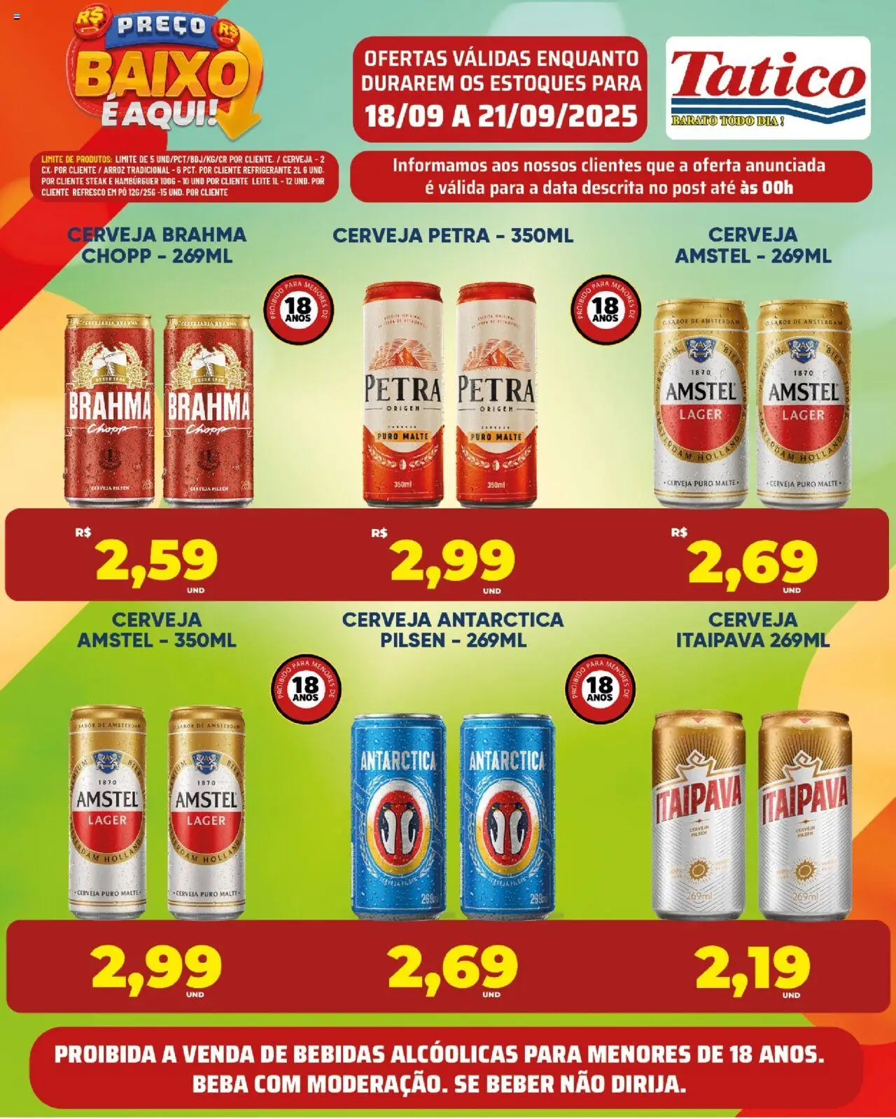 Tatico Folheto - válido de 18.09.2025 | Página: 4 | Produtos: Pó, Refresco, Arroz, Hambúrguer