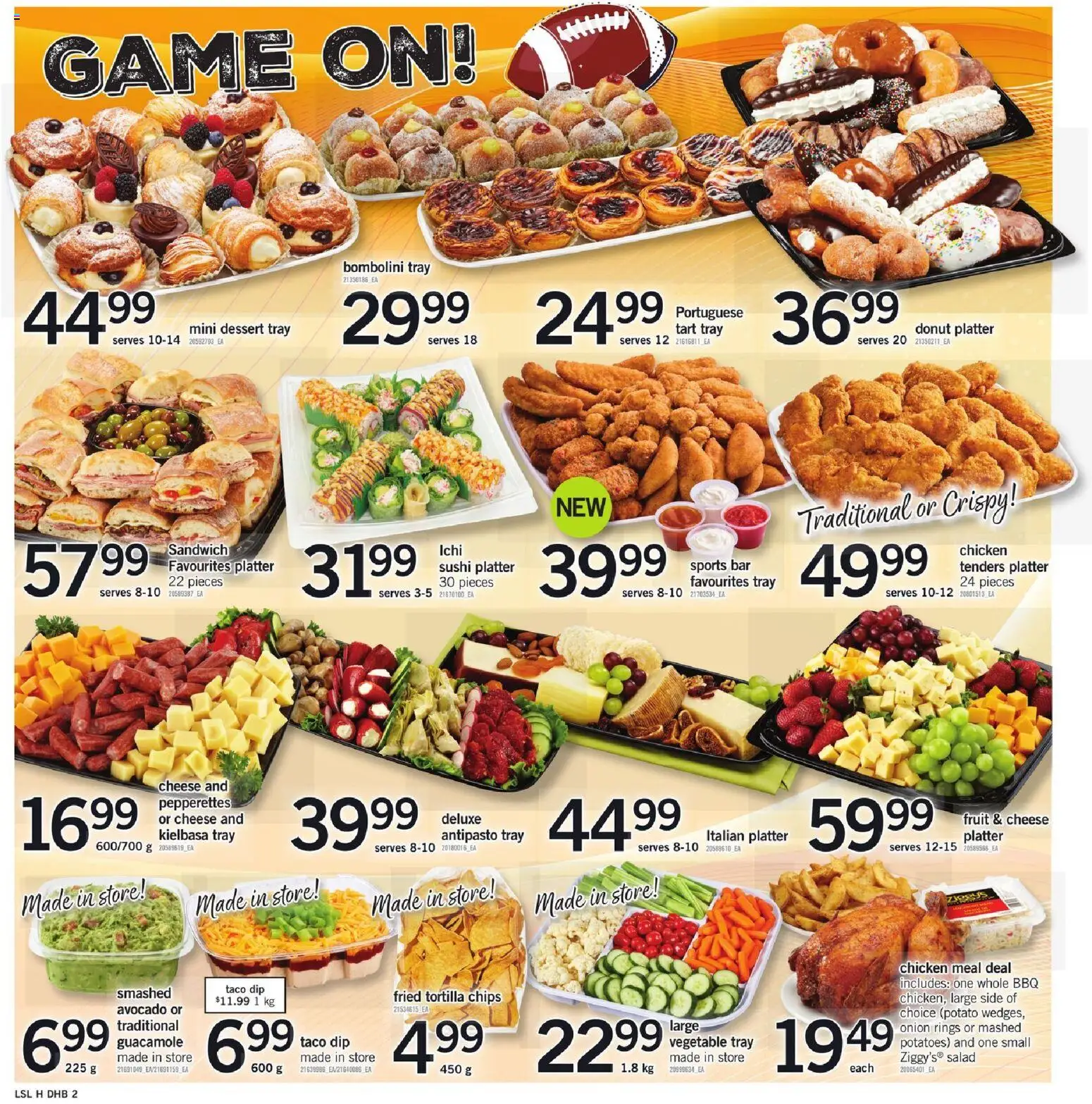 Loblaws flyer valid from 13.11.2025 | Page: 6 | Products: Salad, Game, Cheese, Chicken