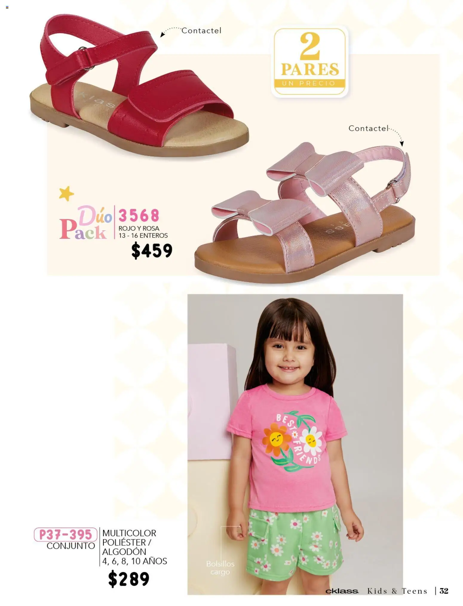 Nuevas ofertas de Cklass válidas en toda la República Mexicana desde el 26.03.2026. ¡Encuentra las mejores ofertas en Cklass catálogo Especial Día del Niño! | Página: 84 | Productos: Algodón, Conjunto