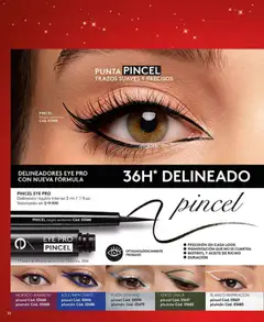 Catálogo Ésika Campaña 18 válido desde el 01.12.2025 | Página: 32 | Productos: Delineador, Plumón, Aceite, Pincel