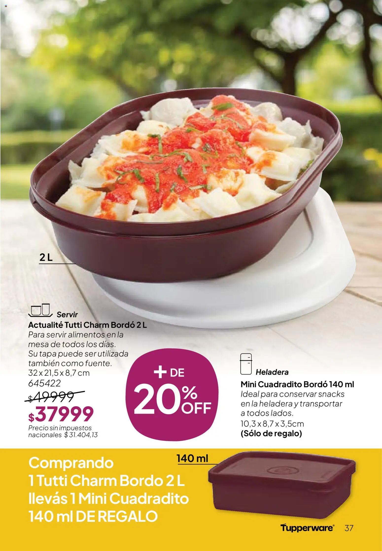 Tupperware Folleto de Campaña 2/2026 │ válido desde el 18.12.2025 | Página: 38 | Productos: Mesa, Heladera