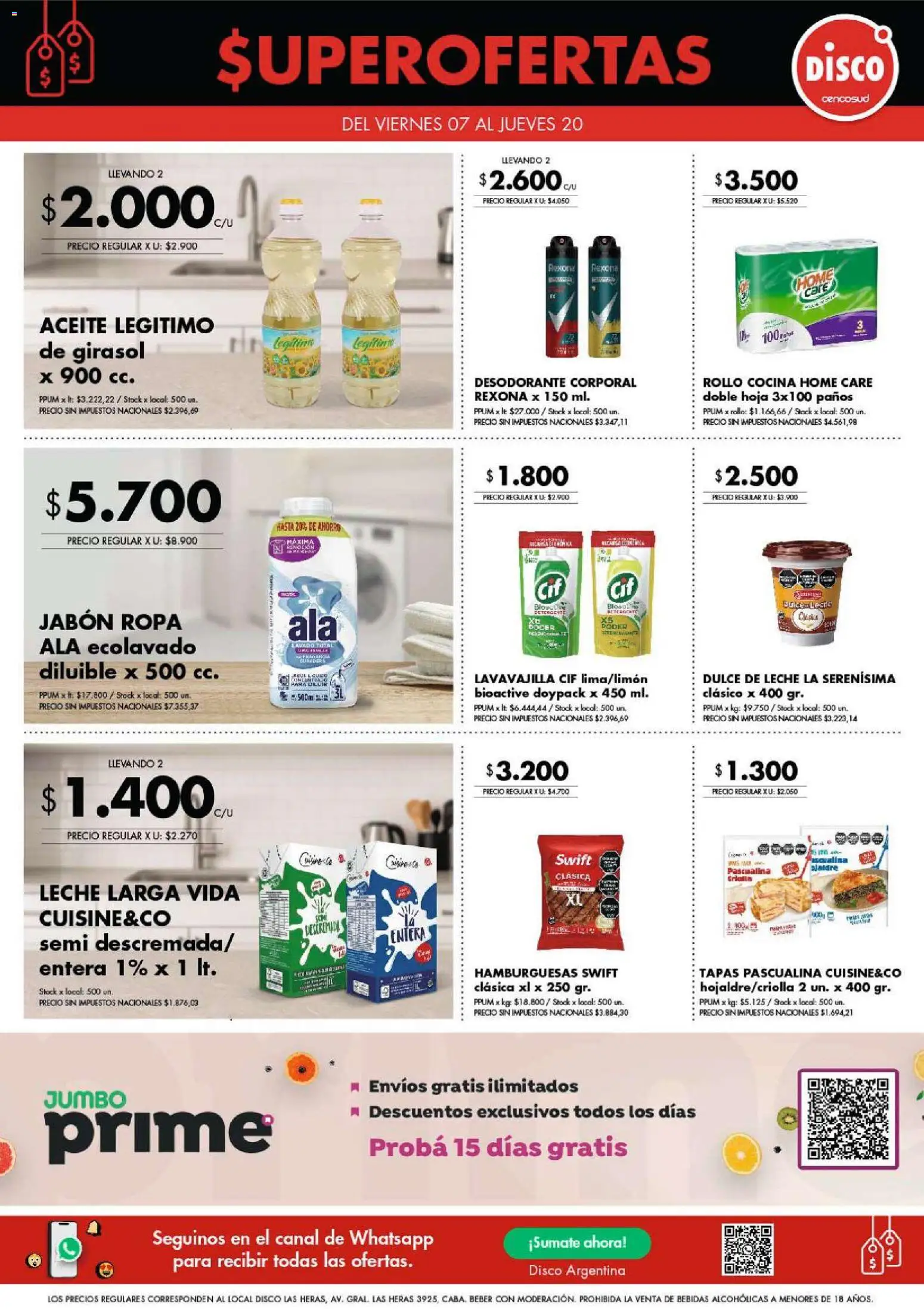Disco ofertas │ válido desde el 17.11.2025 | Página: 2 | Productos: Cocina, Detergente, Ropa, Leche