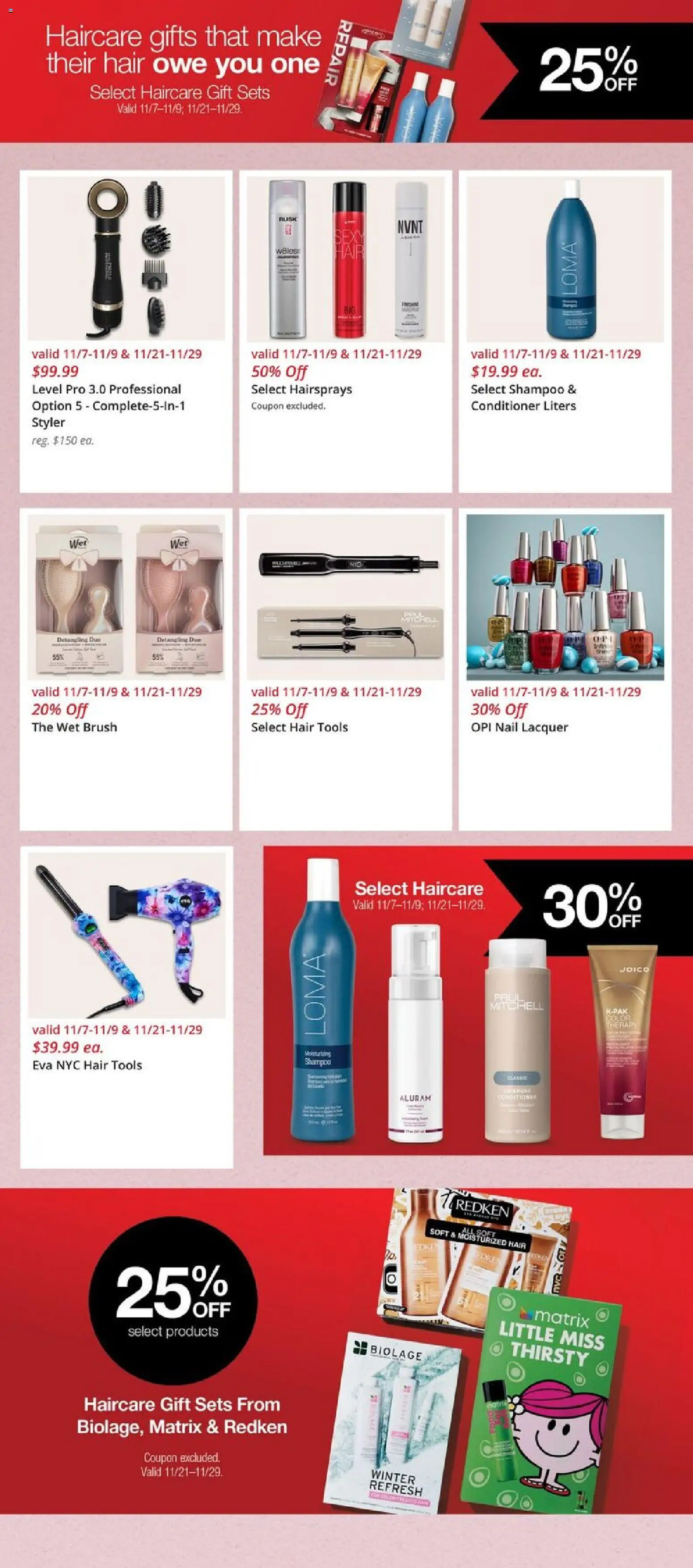 JCPenney Black Friday Women´s Deals - valid from 21.11.2025 | Page: 15 | Products: Nail, Brush, Shampoo, Conditioner