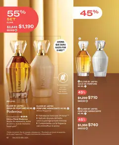 Vista previa de JAFRA catálogo, nuevo folleto de la tienda, válido en México a partir del 01.04.2026 | Página: 42 | Productos: Agua, Leche, Fragancia, Sobre