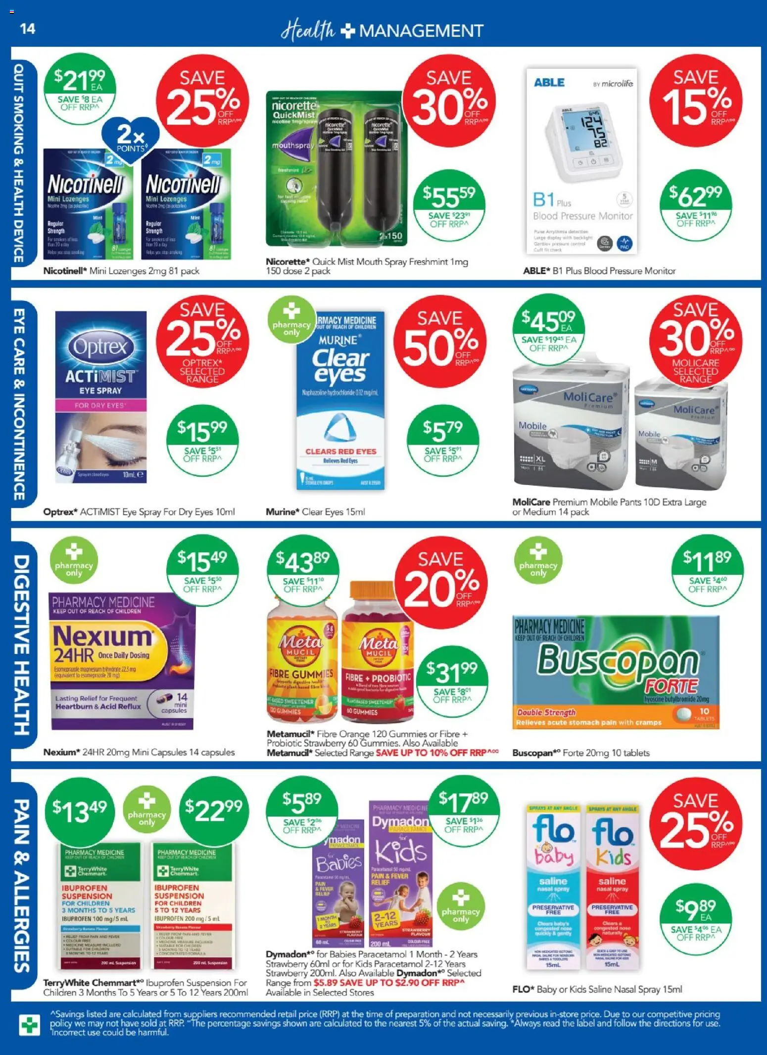 Terry White catalogue - valid from 23.10.2025 | Page: 14 | Products: Pants, Eye care, Monitor, Tablets