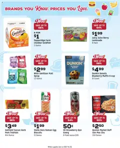 Preview of Grocery Outlet weekly ads valid from 01.10.2025 | Page: 11 | Products: Cheese, Juice, Pork, Muffin