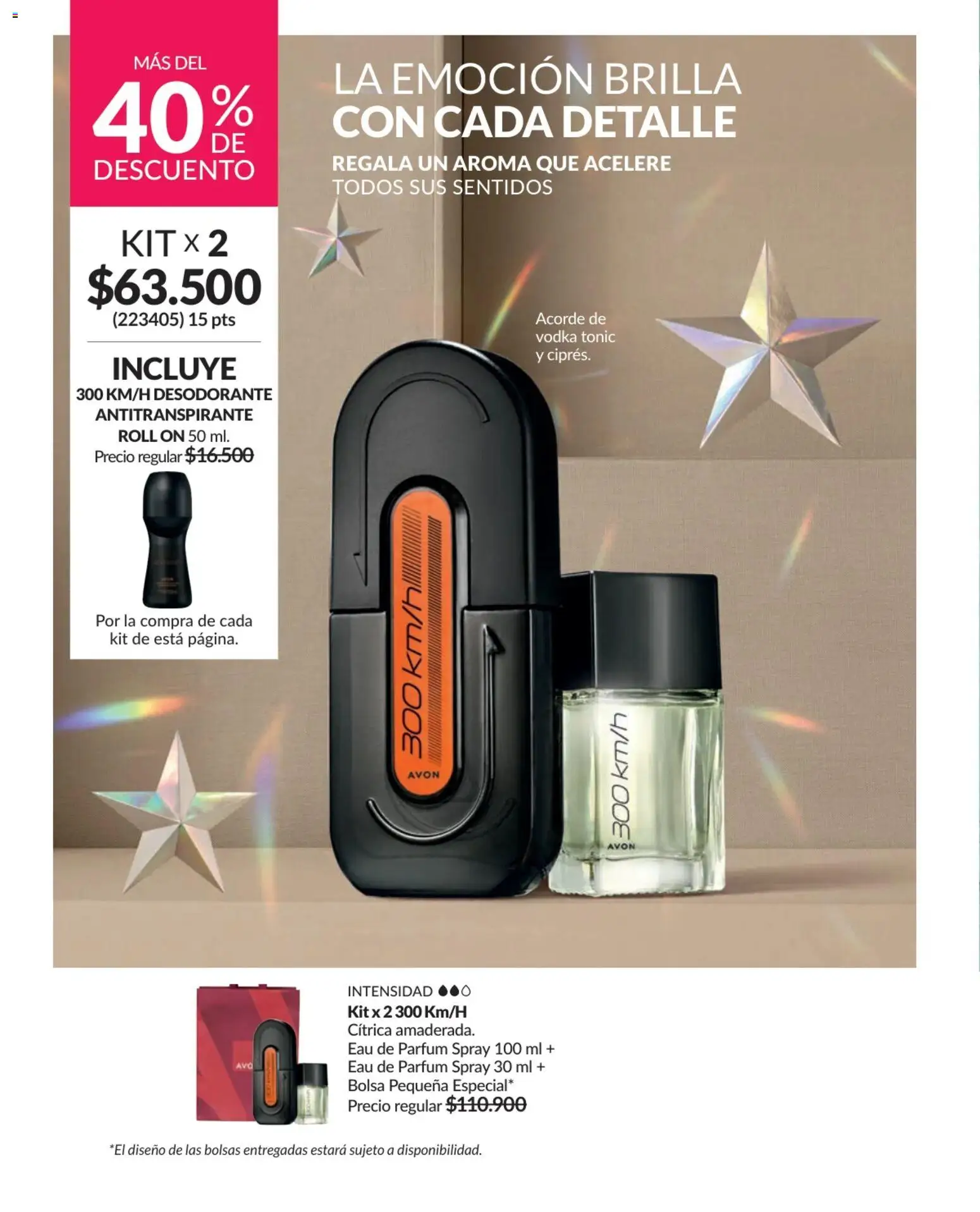 Avon revista - valida desde el 17.11.2025 | Página: 27 | Productos: Vodka, Bolsa, Desodorante, Antitranspirante