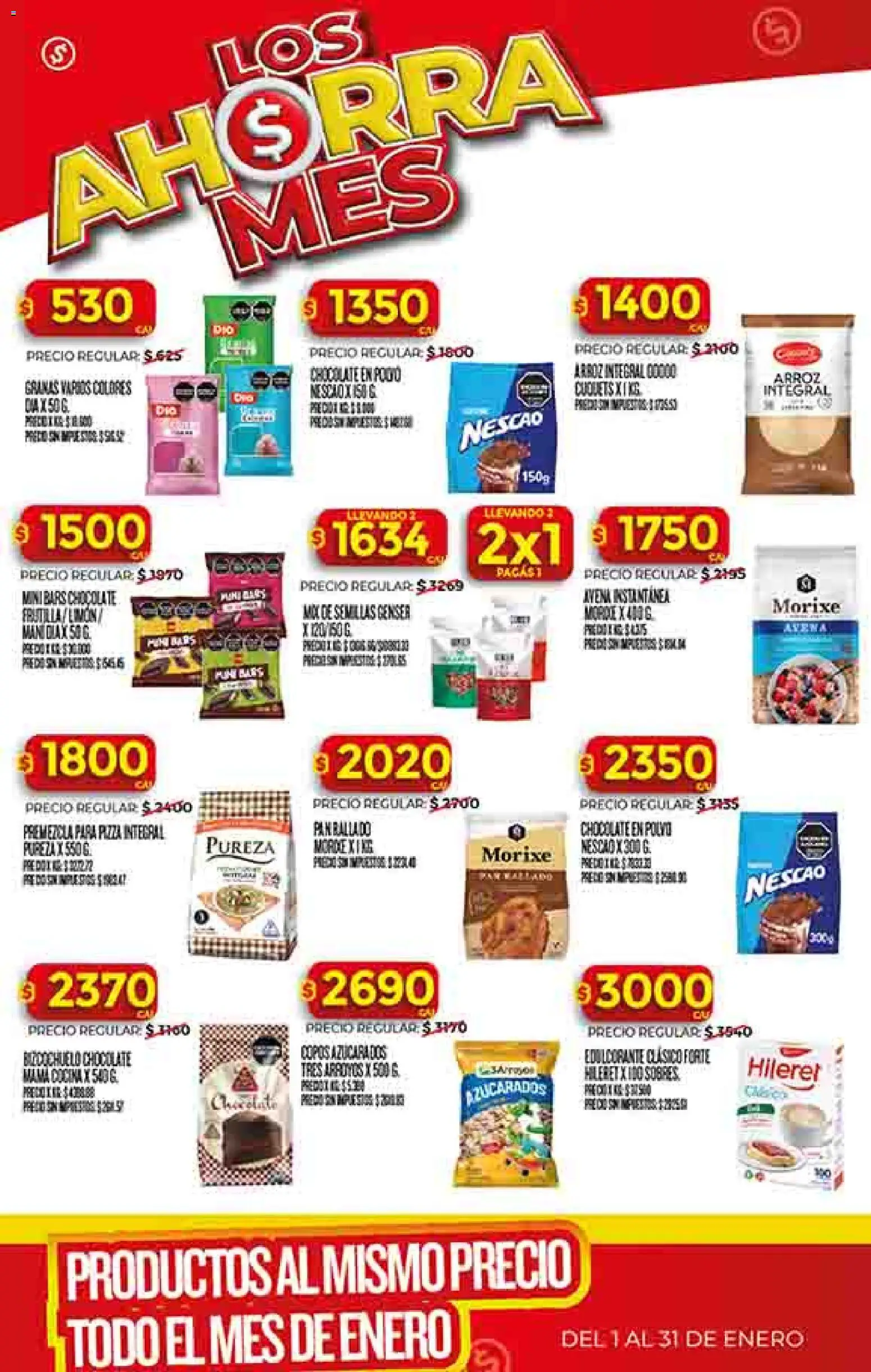 Dia - Ofertas - Salta y Jujuy │ válido desde el 14.01.2026 | Página: 26 | Productos: Cocina, Edulcorante, Pan, Arroz