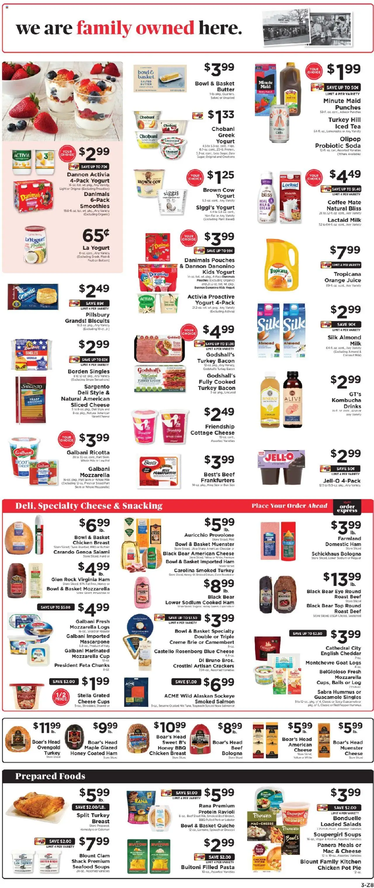 ShopRite Weekly Ad - MD - valid from 05.09.2025 | Page: 4 | Products: Milk, Butter, Yogurt, Tea