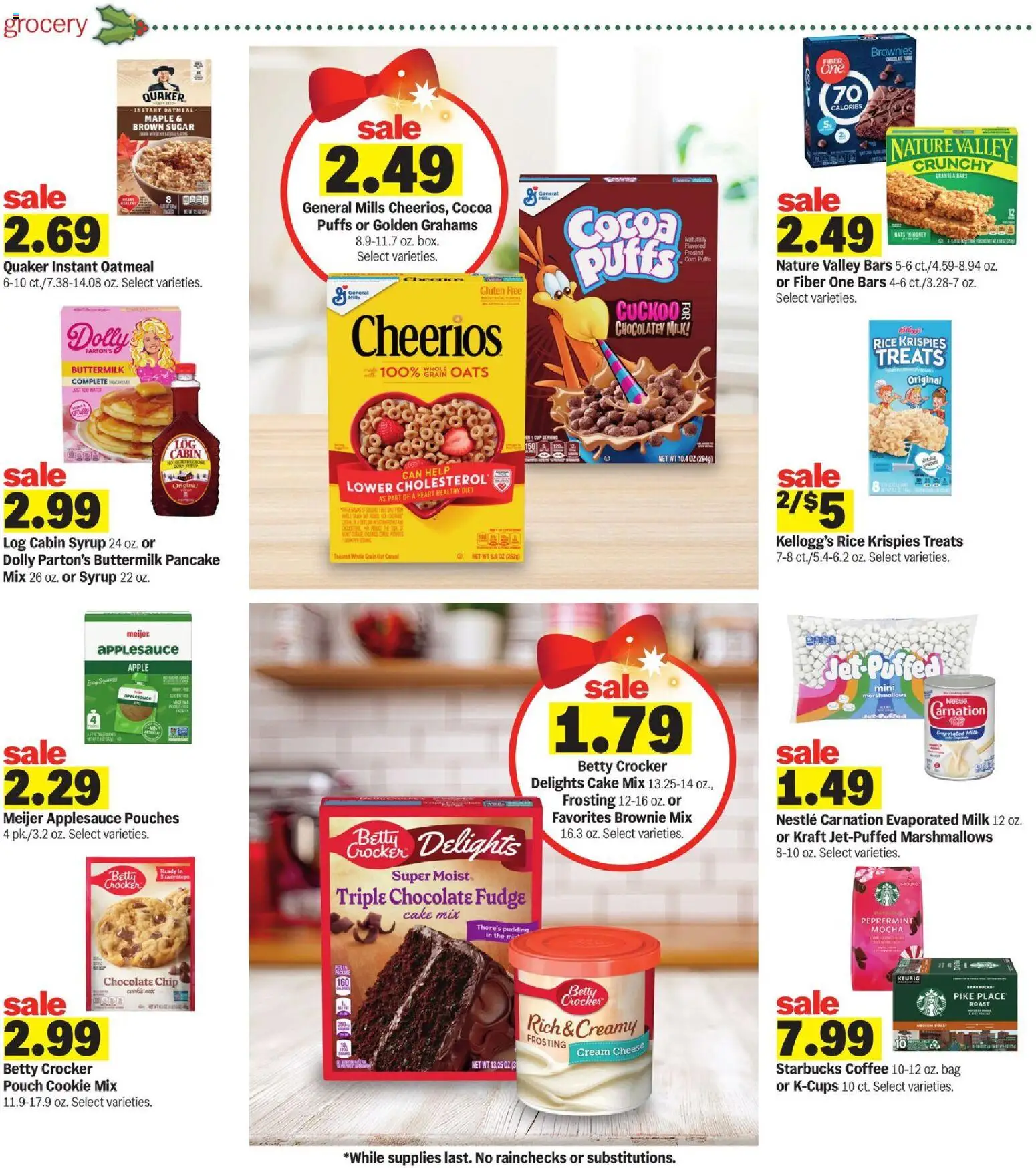 Meijer Weekly Ad - valid from 28.11.2025 | Page: 11 | Products: Cheese, Chocolate, Rice, Cream