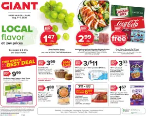 Preview of Giant weekly ads valid from 01.08.2025