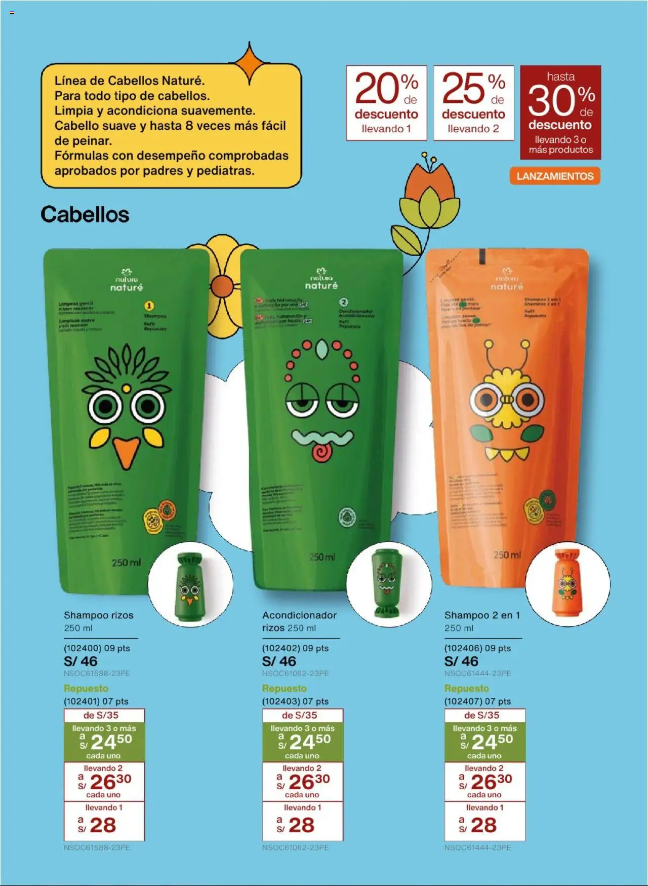 Catálogo Natura válido desde 03.09.2025 | Página: 139 | Productos: Shampoo, Acondicionador