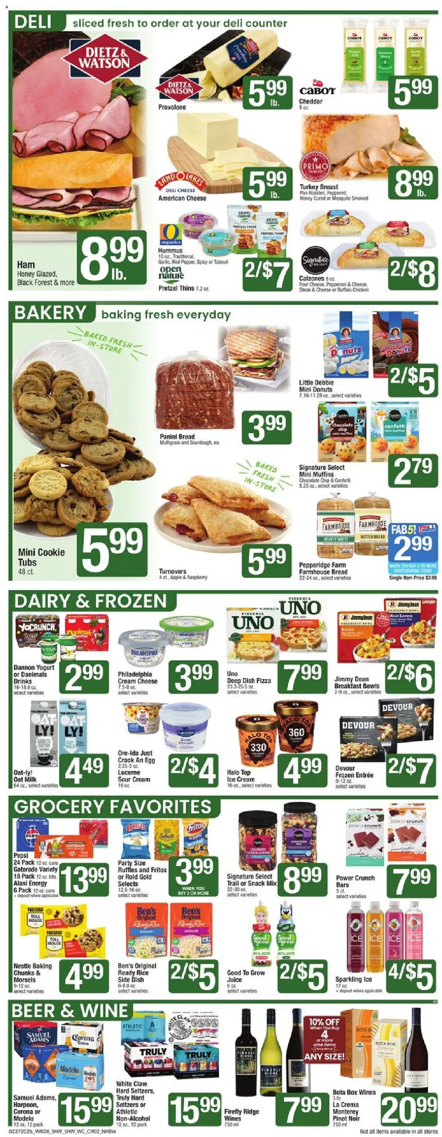 Shaw's Weekly Ad - NH - valid from 27.02.2026 | Page: 2 | Products: Wc, Butter, Wine, Rice