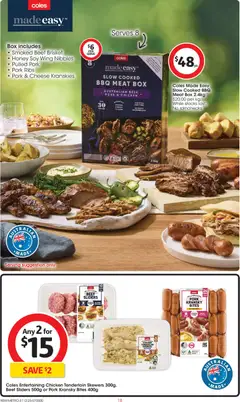 Preview of Coles  Catalogue  - valid from 31.12.2025 | Page: 18 | Products: Box, Cheese, Pork, Beef